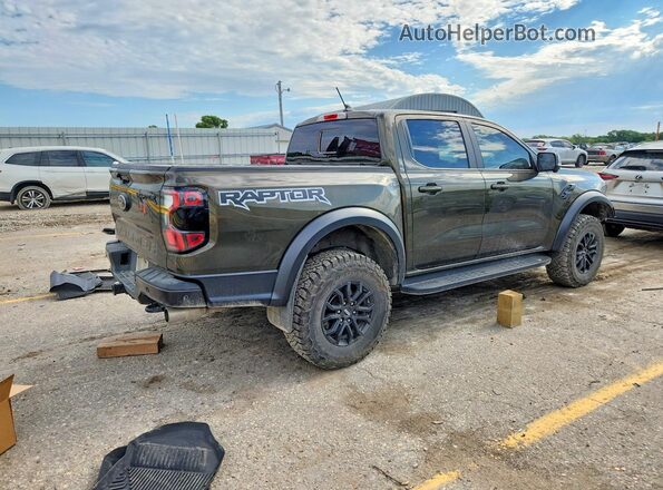 1FTER4LR4RLE23494 2024 FORD RANGER Зеленый Задняя правая четверть