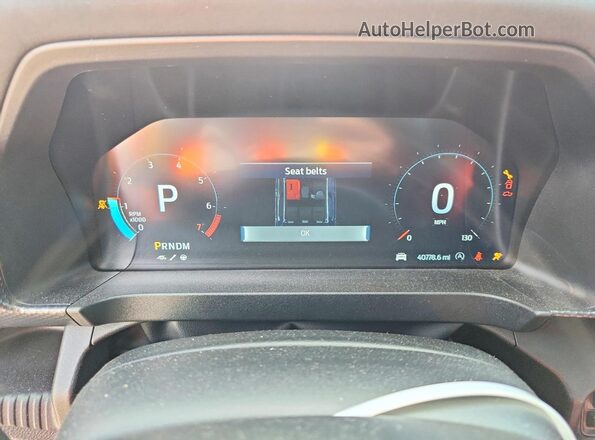 1FTER4LR4RLE23494 2024 FORD RANGER Зеленый Вид щитка приборов
