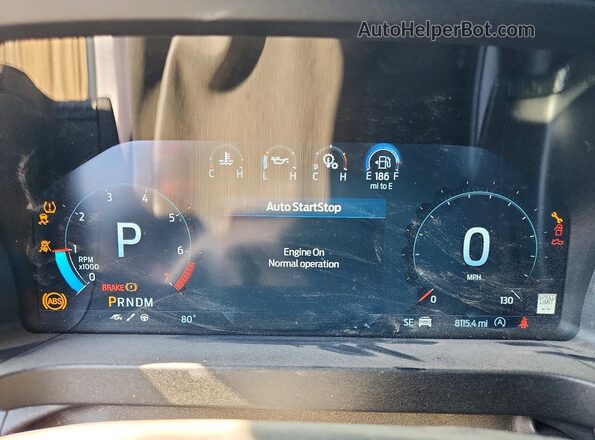 1FTER4LR5SLE12025 2025 FORD RANGER Black ხელსაწყოთა პანელის ხედი