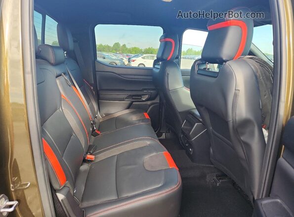1FTER4LRXSLE12473 2025 FORD RANGER Green Вид задніх сидінь