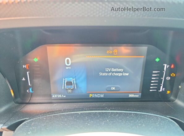 1FTER4PH1RLE17475 2024 FORD RANGER Gray Սարքավորումների վահանակի տեսք