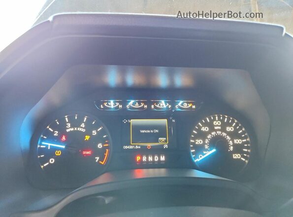 1FTEW1C41LKD91628 2020 FORD F150 Blue Սարքավորումների վահանակի տեսք