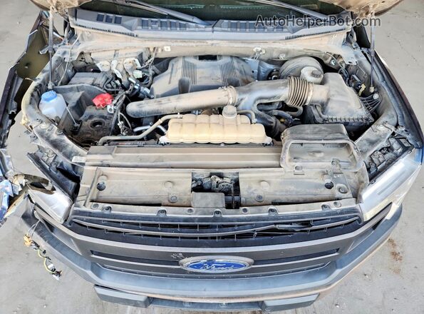 1FTEW1C41LKD91628 2020 FORD F150 Blue Սալոնի հետևի տեսք