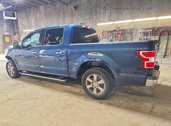 1FTEW1C42LKE39959 2020 FORD F150 Blue Задня ліва чверть