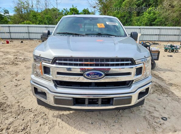 1FTEW1C43KFA74845 2019 FORD F150 Silver Front view