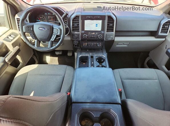 1FTEW1C43LKE14732 2020 FORD F150 Red Առջևի վահանակի տեսք