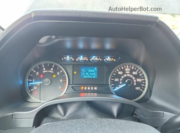 1FTEW1C44LFA27566 2020 FORD F150 White Vista del cuadro de instrumentos