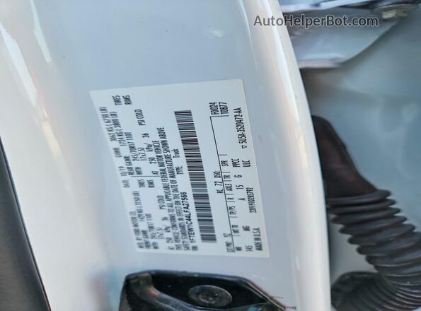 1FTEW1C44LFA27566 2020 FORD F150 White Vista del compartimento del motor