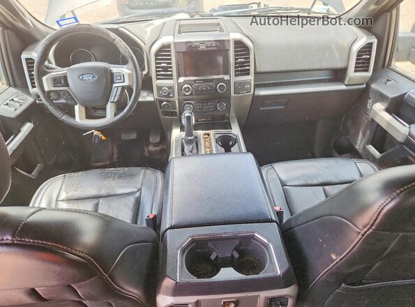 1FTEW1C45KKC11825 2019 FORD F150 Gray Առջևի վահանակի տեսք