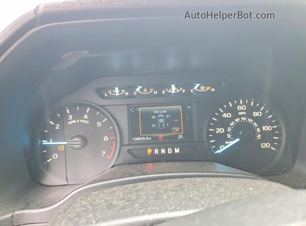 1FTEW1C45LFB99427 2020 FORD F150 White Widok zestawu wskaźników