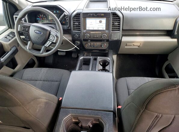 1FTEW1C46KFB58982 2019 FORD F150 Silver Vista del salpicadero