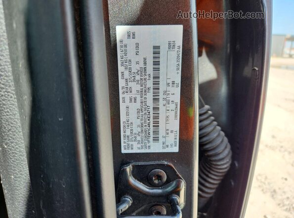 1FTEW1C48LKE34717 2020 FORD F150 Gray Вид наклейки з VIN-кодом
