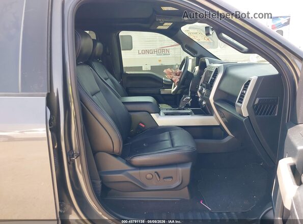1FTEW1C48LKF51620 2020 FORD F150 Gray Widok wnętrza z przodu
