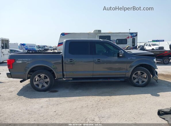 1FTEW1C48LKF51620 2020 FORD F150 Gray Widok wnętrza 360 stopni