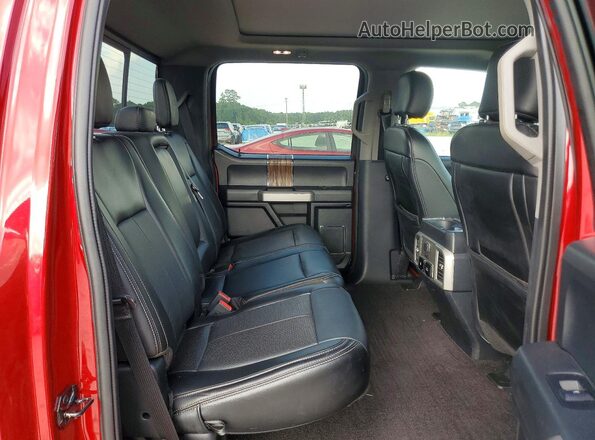 1FTEW1C49LFC17203 2020 FORD F150 Red Հետևի նստատեղերի տեսք
