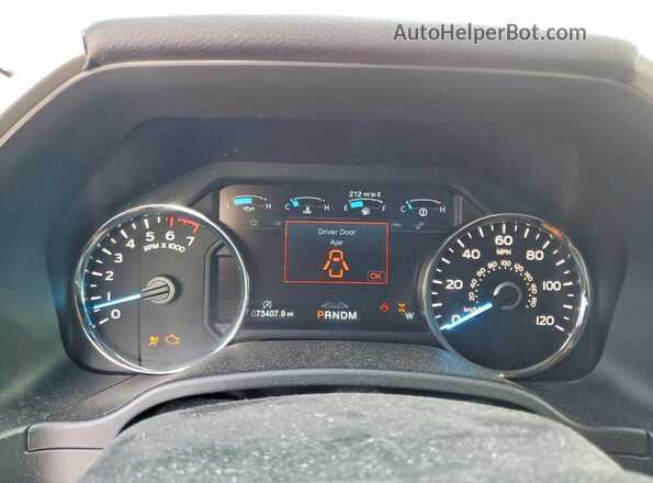 1FTEW1C49LFC17203 2020 FORD F150 Red Սարքավորումների վահանակի տեսք