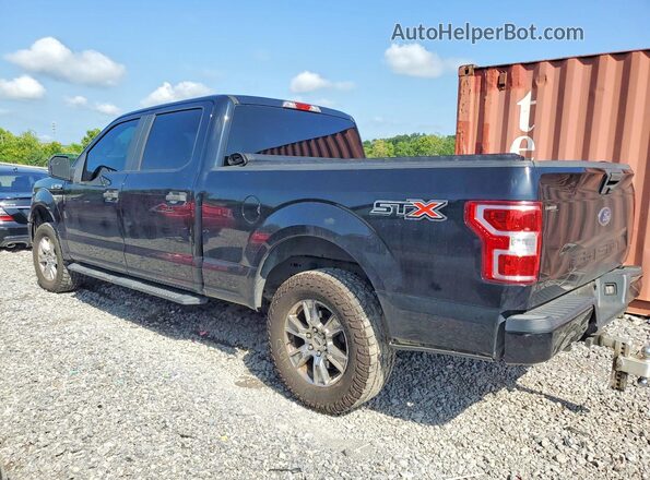 1FTEW1C50JKD13766 2018 FORD F150 Черный Задняя левая четверть