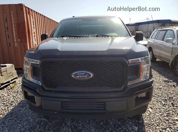 1FTEW1C50JKD13766 2018 FORD F150 Черный Вид спереди