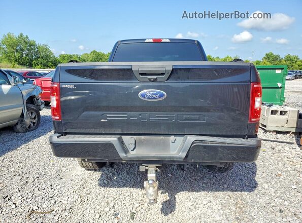 1FTEW1C50JKD13766 2018 FORD F150 Черный Вид сзади