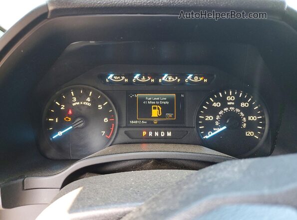 1FTEW1C50JKD13766 2018 FORD F150 Черный Вид щитка приборов