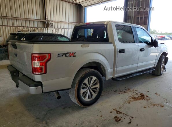 1FTEW1C50JKF91485 2018 FORD F150 Silver უკანა მარჯვენა