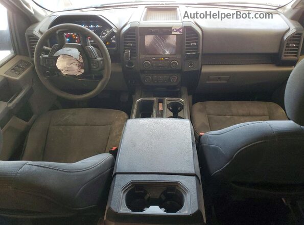 1FTEW1C50JKF91485 2018 FORD F150 Silver წინა პანელის ხედი