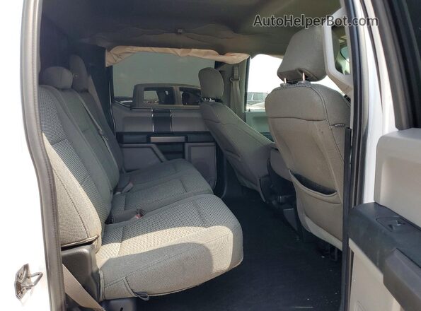 1FTEW1C50KFA64606 2019 FORD F150 White უკანა სავარძლების ხედი