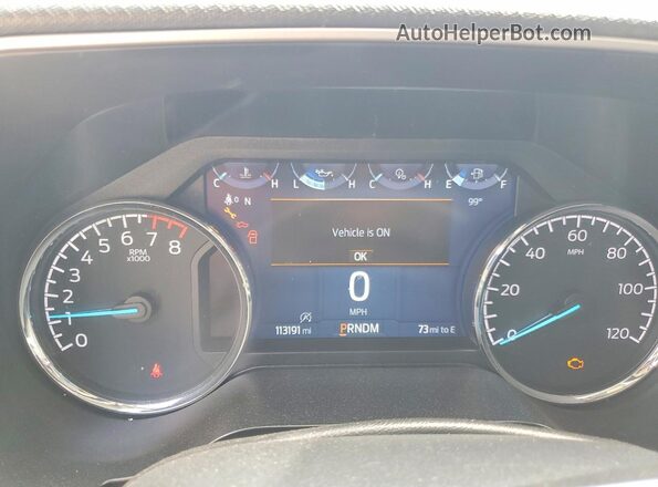 1FTEW1C50MFA71462 2021 FORD F150 Gray Instrument cluster view