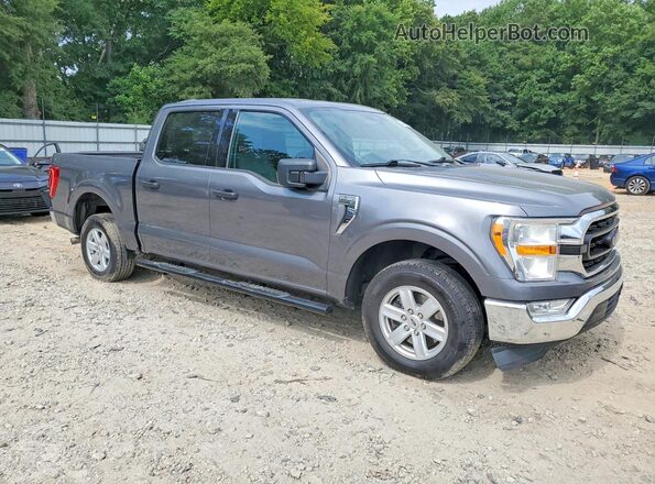 1FTEW1C50MFA71462 2021 FORD F150 Gray Front right