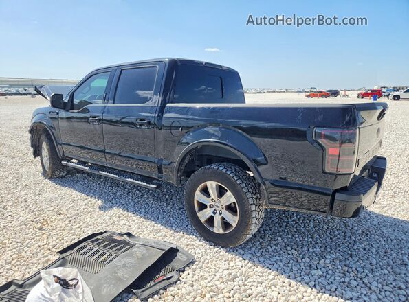 1FTEW1C51JKF89986 2018 FORD F150 Черный Задняя левая четверть