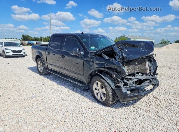 1FTEW1C51JKF89986 2018 FORD F150 Черный Передняя правая четверть