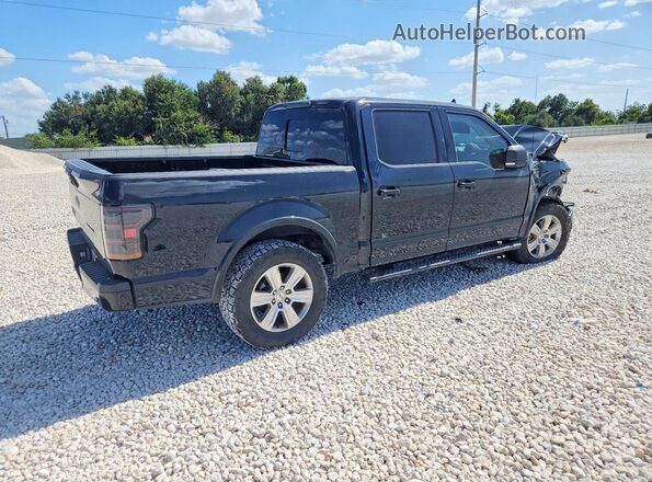 1FTEW1C51JKF89986 2018 FORD F150 Черный Задняя правая четверть