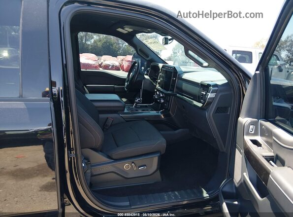 1FTEW1C51MFB25996 2021 FORD F150 Black Вид салону спереду