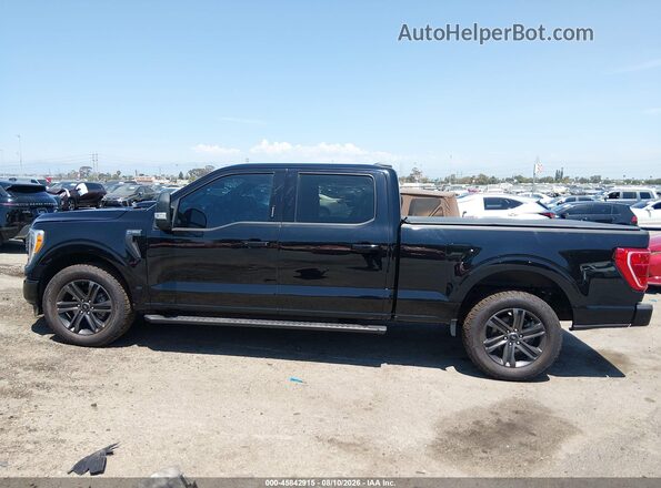 1FTEW1C51MFB25996 2021 FORD F150 Black Панорамний вид салону 360°