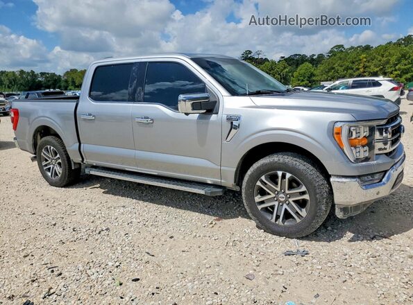 1FTEW1C51MKD15398 2021 FORD F150 Серебряный Передняя правая четверть