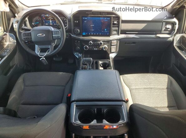 1FTEW1C51PFC27545 2023 FORD F150 White Widok deski rozdzielczej