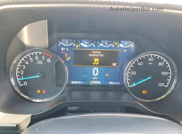 1FTEW1C51PFC27545 2023 FORD F150 White Widok zestawu wskaźników