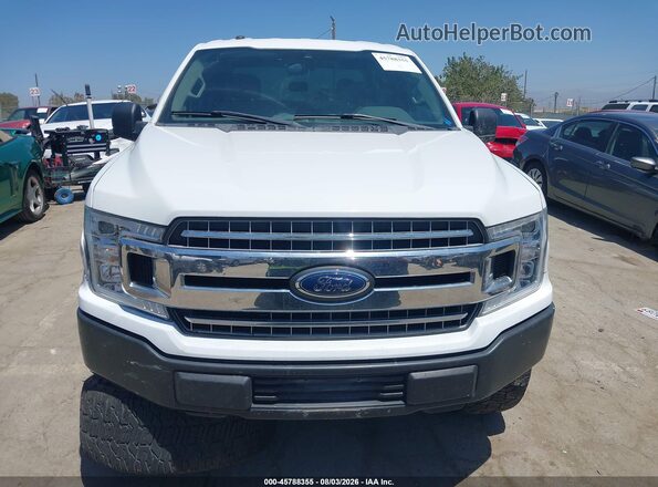 1FTEW1C52KFA21952 2019 FORD F150 White უკანა სალონის ხედი