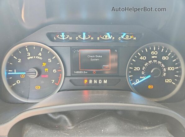 1FTEW1C52KFC95779 2019 FORD F150 Silver Instrument cluster view