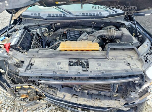 1FTEW1C53JFB62480 2018 FORD F150 Black უკანა სალონის ხედი