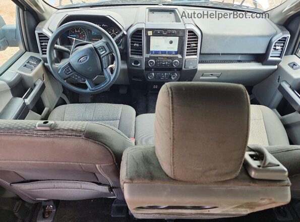 1FTEW1C53LFA64097 2020 FORD F150 Серебряный Вид панели приборов