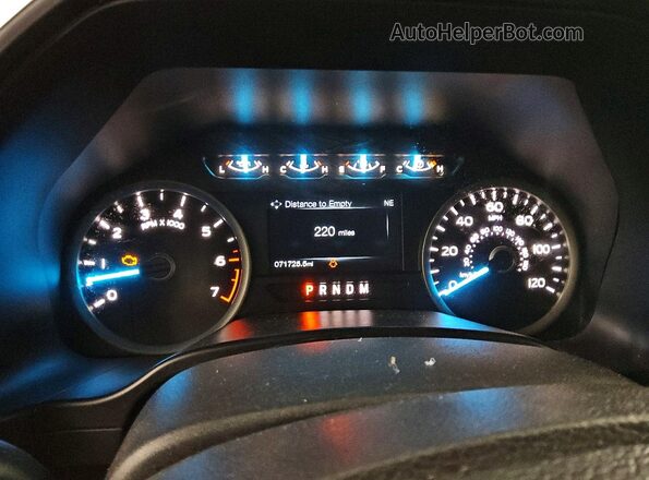 1FTEW1C53LKD97424 2020 FORD F150 Gray Սարքավորումների վահանակի տեսք