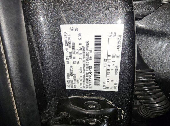 1FTEW1C53LKD97424 2020 FORD F150 Gray Շարժիչի բաժամունքի տեսք