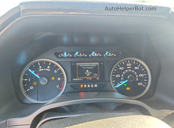 1FTEW1C54LFC62753 2020 FORD F150 White Սարքավորումների վահանակի տեսք