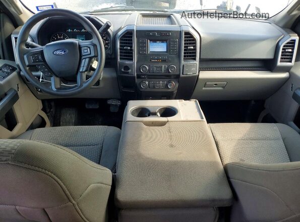 1FTEW1C55JKD17392 2018 FORD F150 White Vista del salpicadero