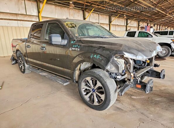 1FTEW1C55KKC98831 2019 FORD F150 Серый Вид задних сидений