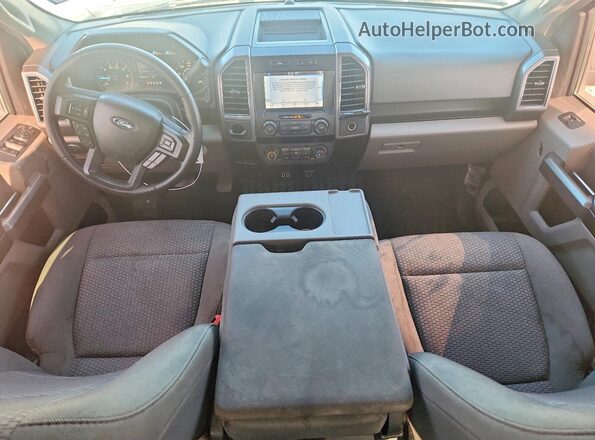 1FTEW1C55KKD48563 2019 FORD F150 Black Вид панелі приладів