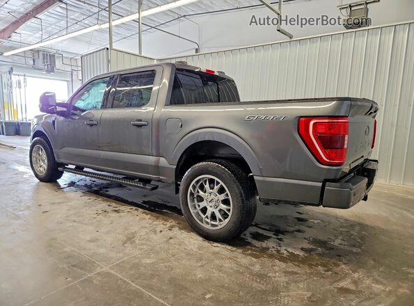 1FTEW1C55MFA75751 2021 FORD F150 Gray Rear left