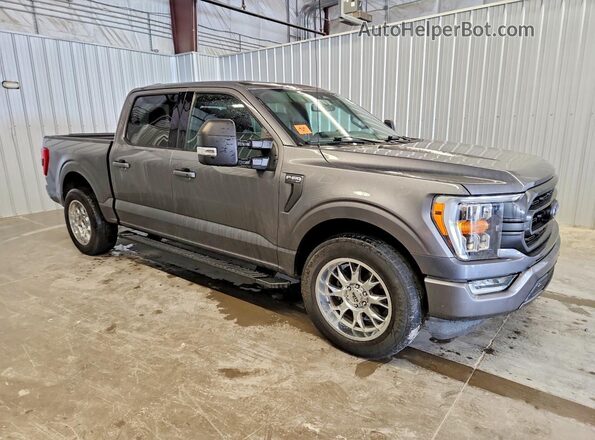 1FTEW1C55MFA75751 2021 FORD F150 Gray Front right