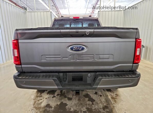 1FTEW1C55MFA75751 2021 FORD F150 Gray Rear view